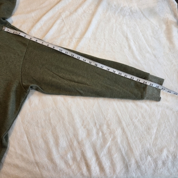 Alpine Design Women's Fleece Hiking Hoodie Olive Haze Heather Large New - Picture 13 of 14